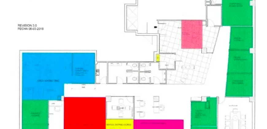Venta oficina remodelada amoblada en Providencia
