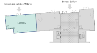 Locales en edificio Los Militares