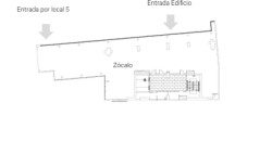Zócalo en edificio Los Militares